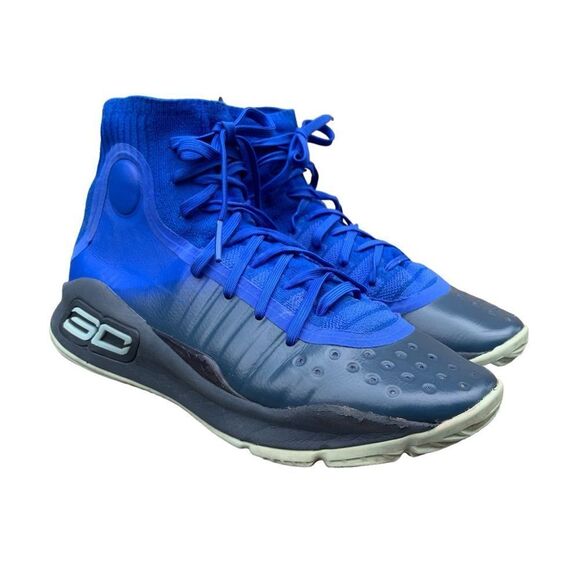 Under Armour Steph Curry 4 ‘More Fun’ Royal Blue Sneakers EU 40 Youth size 7 - Picture 13 of 13